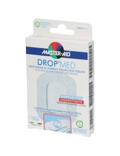 MEDICAZIONE COMPRESSA AUTOADESIVA DERMOATTIVA IPOALLERGENICA AERATA MASTER-AID DROP MED 7X5 5 PEZZI