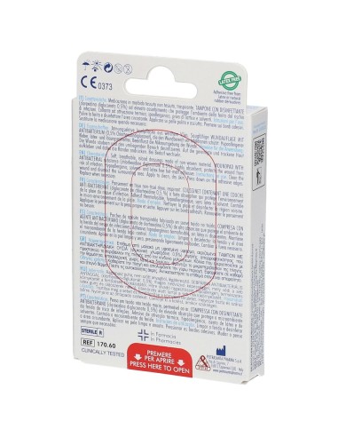 MEDICAZIONE COMPRESSA AUTOADESIVA DERMOATTIVA IPOALLERGENICA AERATA MASTER-AID DROP MED 7X5 5 PEZZI