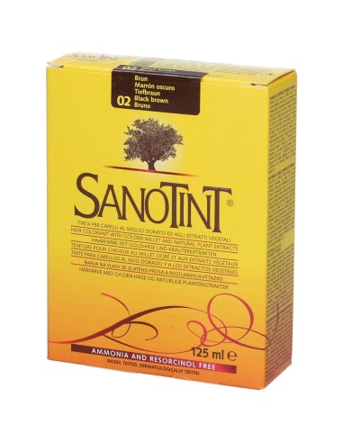 SANOTINT TINTURA CAPELLI 02 BRUNO 125 ML