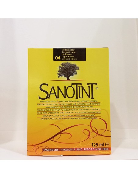 SANOTINT TINTURA CAPELLI 04 CASTANO CHIARO 125 ML