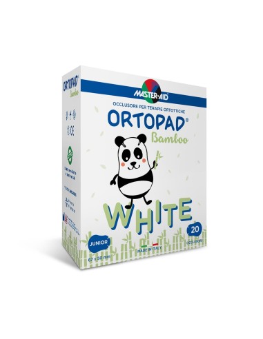 CEROTTO OCULARE PER ORTOTTICA ORTOPAD BIANCO JUNIOR 20 PEZZI