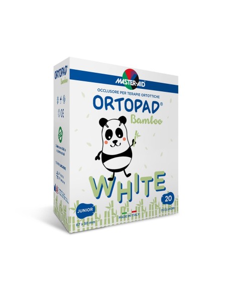 CEROTTO OCULARE PER ORTOTTICA ORTOPAD BIANCO JUNIOR 20 PEZZI