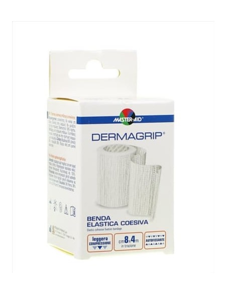 BENDA ELASTICA MASTER-AID DERMAGRIP 8X4