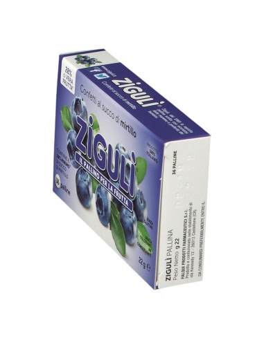 ZIGULI MIRTILLO 36 PALLINE 22 G
