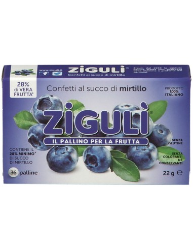ZIGULI MIRTILLO 36 PALLINE 22 G