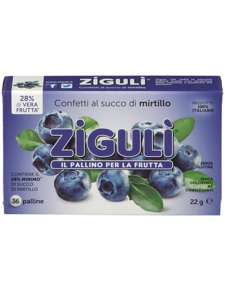 ZIGULI MIRTILLO 36 PALLINE 22 G