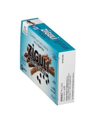 ZIGULI LIQUIRIZIA 36 PALLINE 22 G