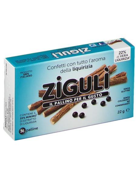 ZIGULI LIQUIRIZIA 36 PALLINE 22 G