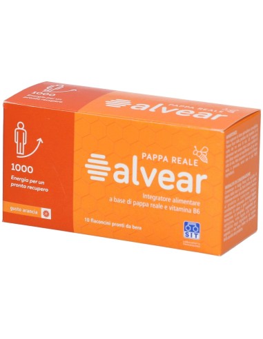 ALVEAR 1000 PAPPA REALE 10 FLACONCINI GUSTO ARANCIA