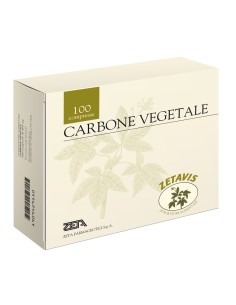 ZETAVIS CARBONE VEGETALE 100 COMPRESSE