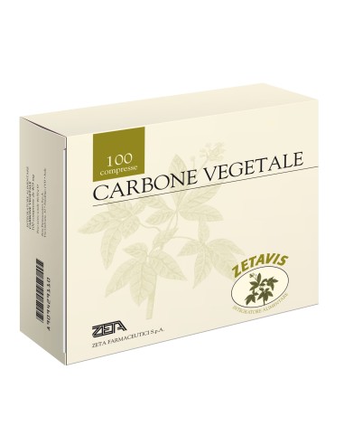 ZETAVIS CARBONE VEGETALE 100 COMPRESSE