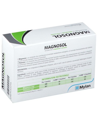 MAGNOSOL 20 BUSTINE EFFERVESCENTI