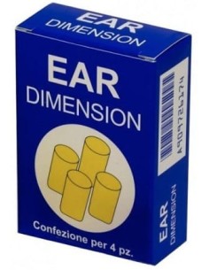 EAR DIMENSION TAPPO AURICOLARE IN SPUGNA 4 PEZZI
