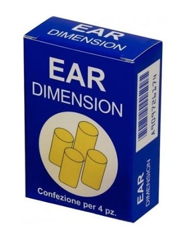 EAR DIMENSION TAPPO AURICOLARE IN SPUGNA 4 PEZZI