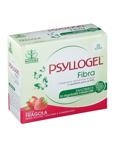 PSYLLOGEL FIBRA FRAGOLA 20 BUSTINE