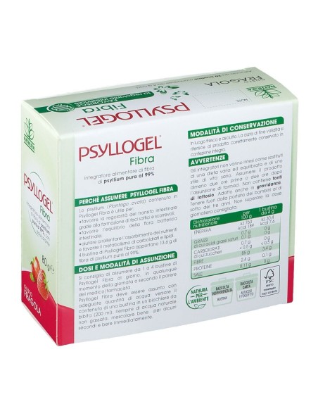 PSYLLOGEL FIBRA FRAGOLA 20 BUSTINE