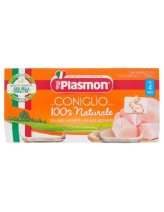 PLASMON OMOGENEIZZATO CONIGLIO 80 G X 2 PEZZI
