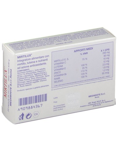 MIRTILUX 20 CAPSULE 441 MG