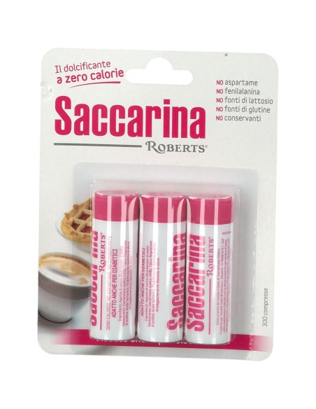 SACCARINA ROBERTS 300 COMPRESSE 30 MG