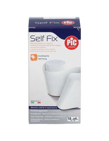 BENDA ELASTICA AUTOADESIVA PIC SELF FIX 10X400 CM FUSTELLA