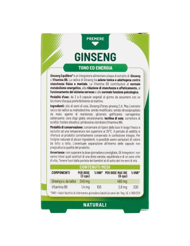 GINSENG 60 PERLE 19,2 G