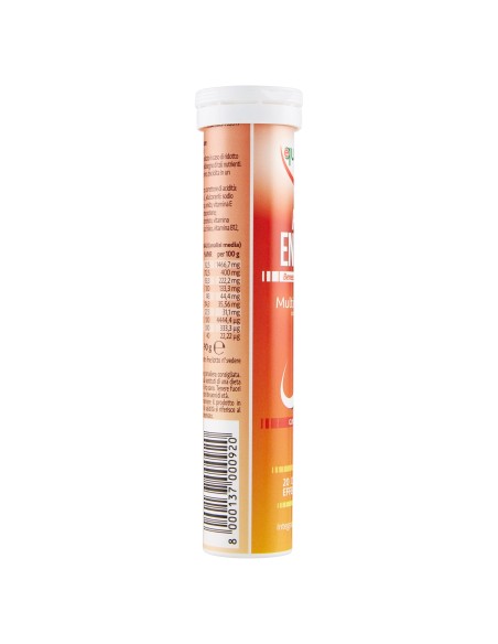 PIU' ENERGIA GUSTO AGRUMI 20 COMPRESSE EFFERVESCENTI