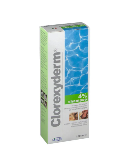 CLOREXYDERM SHAMPOO 4% 250 ML