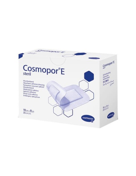 COSMOPOR E CEROTTO ADESIVO PER MEDICAZIONI IN TESSUTO NON TESSUTO 10X 8CM 10 PEZZI
