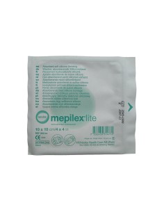 MEDICAZIONE ASSORBENTE IN SCHIUMA DI POLIURETANO MEPILEX 10X10 CM 5 PEZZI