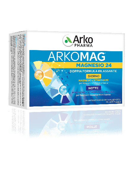ARKOMAG MAGNESIO 24 GIORNO&NOTTE 60 CAPSULE