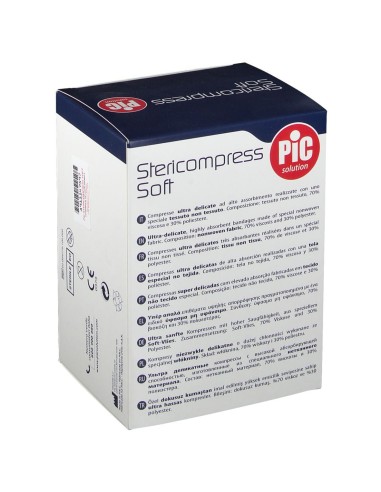 GARZA STERICOMPRESS SOFT XL TNT 36X40CM 12 PEZZI