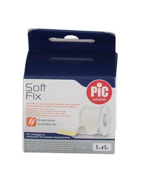 CEROTTO IN ROCCHETTO SOFT FIX 5X500 CM CON FUSTELLA