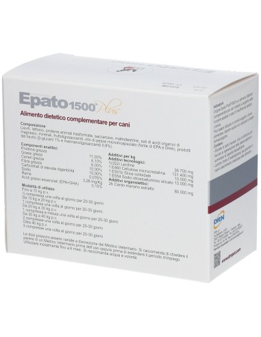 EPATO 1500 PLUS 120 COMPRESSE CANE