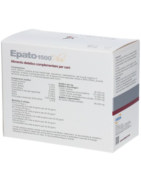 EPATO 1500 PLUS 120 COMPRESSE CANE