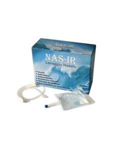 NASIR LAVAGGIO NASALE SOLUZIONE FISIOLOGICA ISOTONICA STERILE SCATOLA CON 4 SACCHE 500ML 4 BLISTER 1 VENTOSA