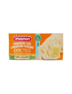 PLASMON OMOGENEIZZATO FORMAGGINO PARMIGIANO 80 G X 2 PEZZI