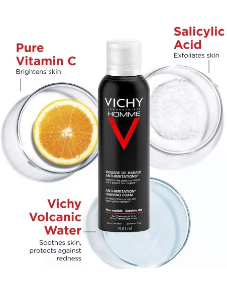VICHY HOMME SCHIUMA DA BARBA 200 ML