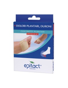CUSCINETTO PLANTARE PER DOLORI PLANTARI EDURONI IN GEL DI SILICONE EPITHELIUM 26 EPITACT TAGLIA SMALL