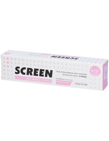 SCREEN TEST ORMONE HCG GRAVIDANZA NELL'URINA SCREEN TEST HCG 1 PEZZO