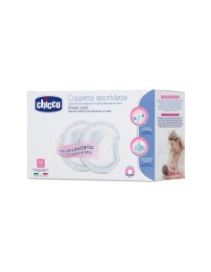 CHICCO COPPETTA ASSORBILATTE ANTIBATTERICA 60 PEZZI