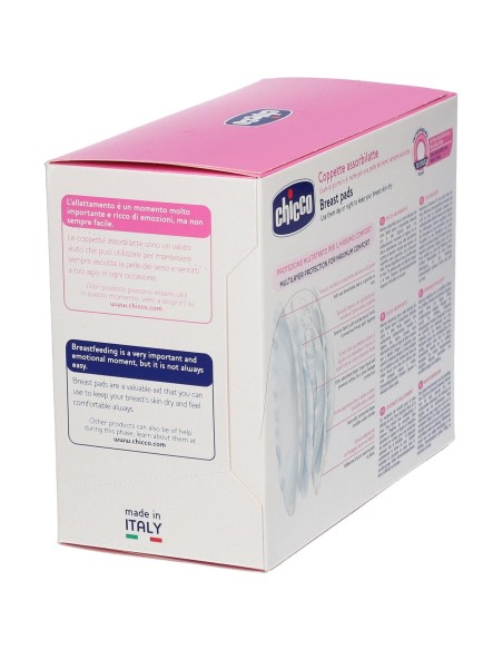 CHICCO COPPETTA ASSORBILATTE ANTIBATTERICA 30 PEZZI