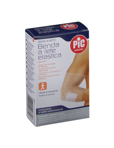 BENDA A RETE TUBOLARE ELASTICA PIC CALIBRO 3 GOMITO