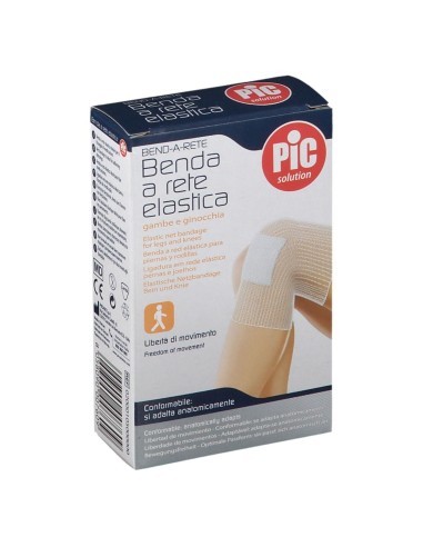 BENDA A RETE TUBOLARE ELASTICA PIC CALIBRO 4 GAMBA/GINOCCHIO