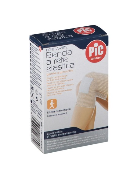 BENDA A RETE TUBOLARE ELASTICA PIC CALIBRO 4 GAMBA/GINOCCHIO