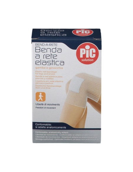 BENDA A RETE TUBOLARE ELASTICA PIC CALIBRO 4 GAMBA/GINOCCHIO
