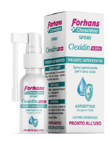 COLLUTORIO SPRAY CON CLOREXIDINA FORHANS CLEXIDIN 50ML