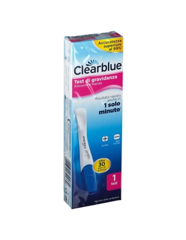 TEST DI GRAVIDANZA CLEARBLUE RILEVAZIONE RAPIDA 1 PEZZO