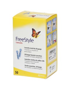 LANCETTE PUNGIDITO FREESTYLE GAUGE 28 50 PEZZI