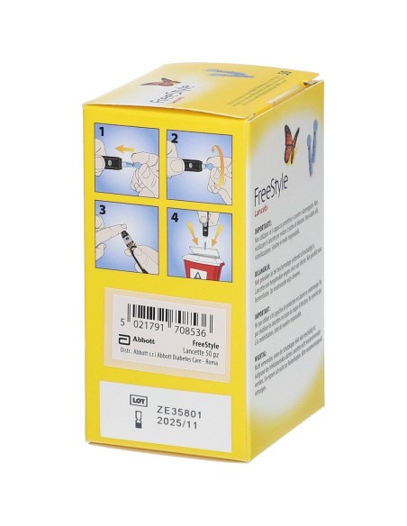LANCETTE PUNGIDITO FREESTYLE GAUGE 28 50 PEZZI