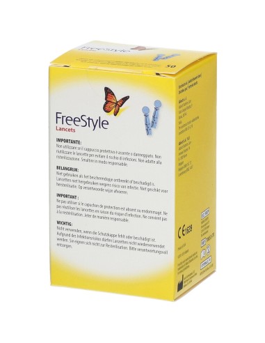 LANCETTE PUNGIDITO FREESTYLE GAUGE 28 50 PEZZI
